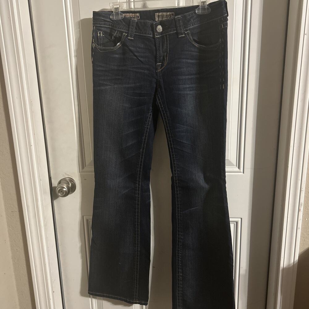 MEK DNM Norda Bootcut Medium Wash Lightly Distressed Jeans Sz W30 X L32